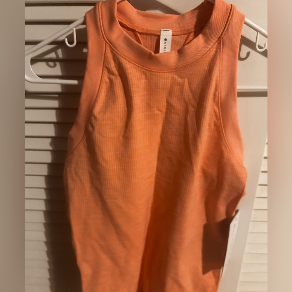 Peach Athleta Renew Racerback Tank
